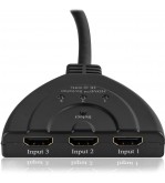Premium HDMI Switch  3X1 Pigtail v2.0 4Kx2K@60Hz