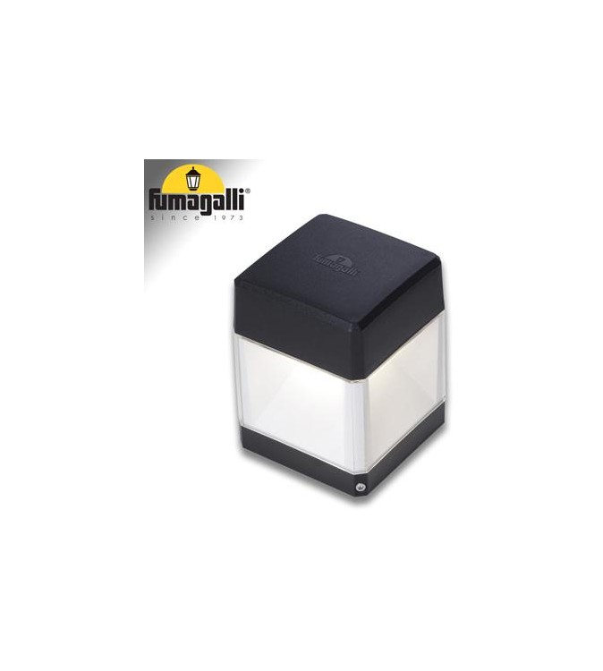 ELISA WALL NERO TRASP LED GX53 10W CCT 3WHITE