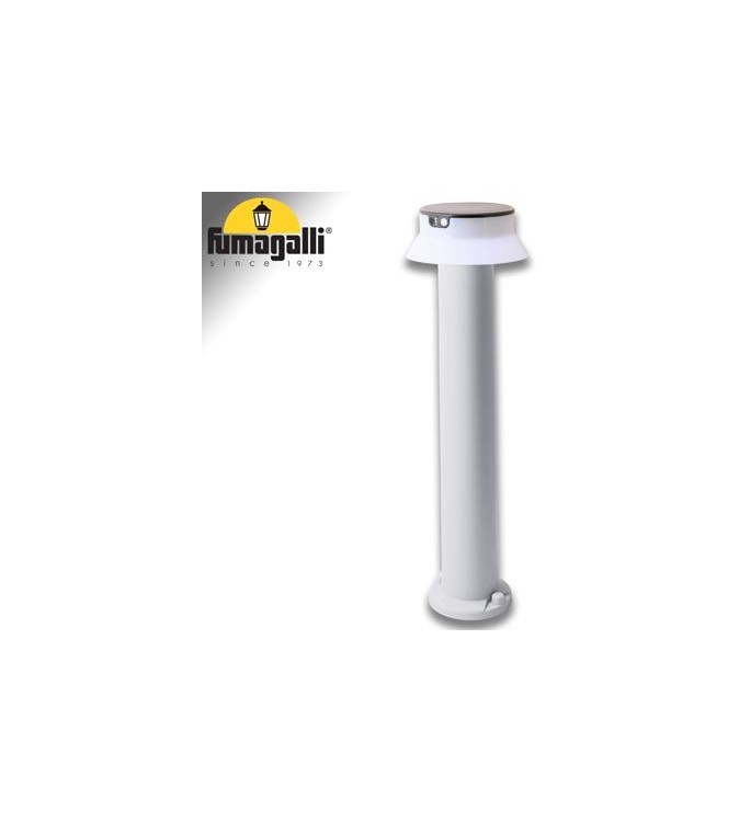 FELICE 800 BIANCO SOLAR LED Ø150 PIR CCT  SET RIFL. OPALE - 73 cm