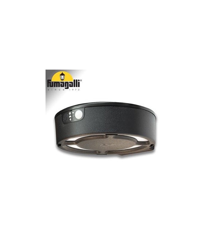 FORTUNATO NERO SOLAR LED Ø150 PIR 4000K