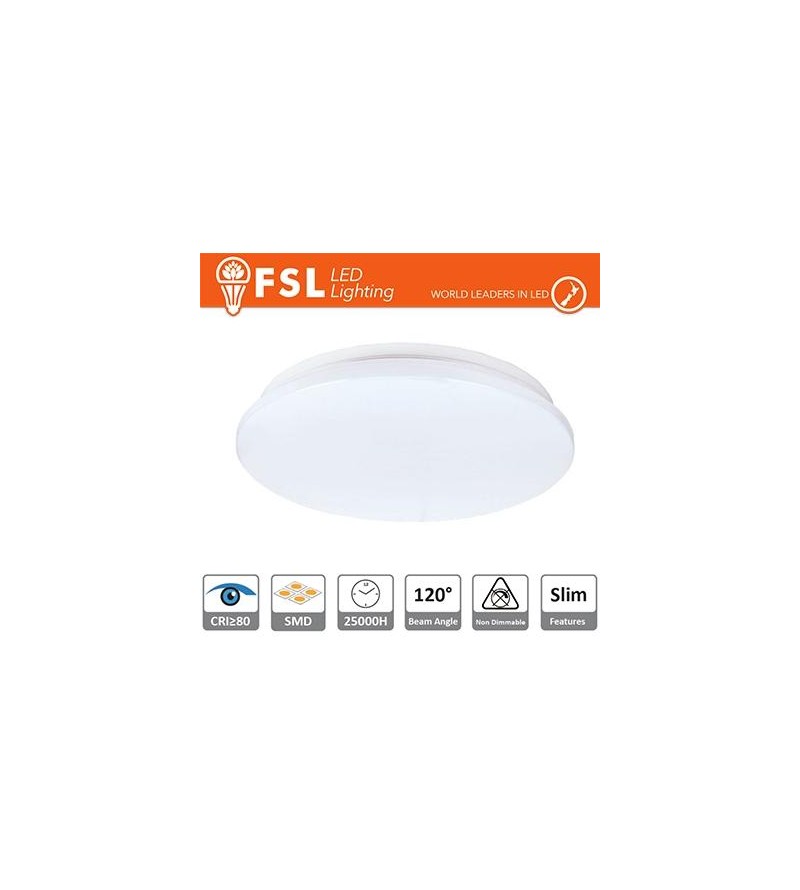Plafoniera LED 18W 5700K 120° 33x5,5cm CRI80
