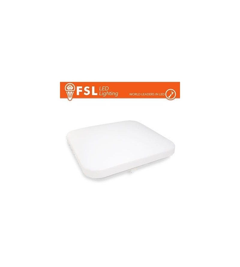 Plafoniera Quadrata LED IP20 25W 4000K 33x6,8cm