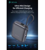 Power Bank Ultra1 carica rapida PD 35W 10.000 mAh con cavo Tipo-C