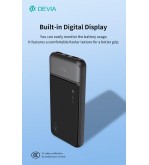 Power bank completamente compatibile 22,5 W con display digitale 10000 mAh Nero