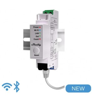 Shelly Pro EM 50A - Contatore energ. intel. DIN + 2 pinze50A