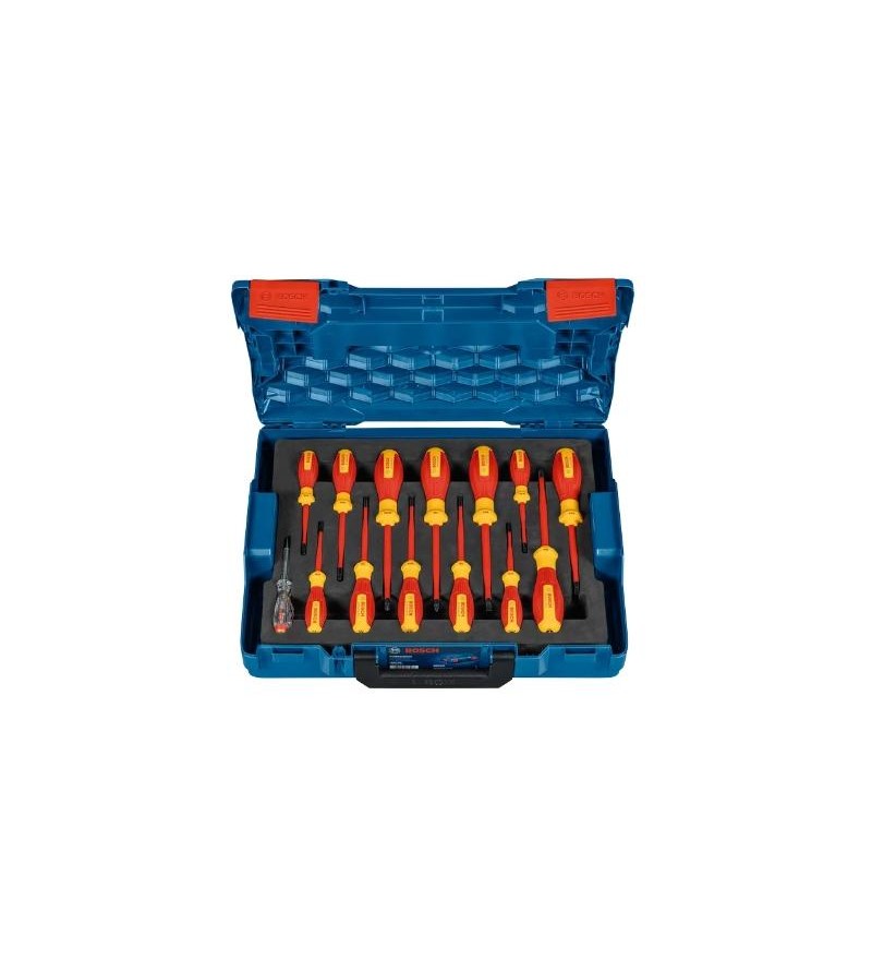 1600A02NF9,VDE Cacciavite set 14 pezzi misto