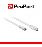 Cavo antenna TV IEC 1.5M SP - SP F Bianco