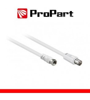 Cavo antenna TV IEC 1.5M SP - SP F Bianco