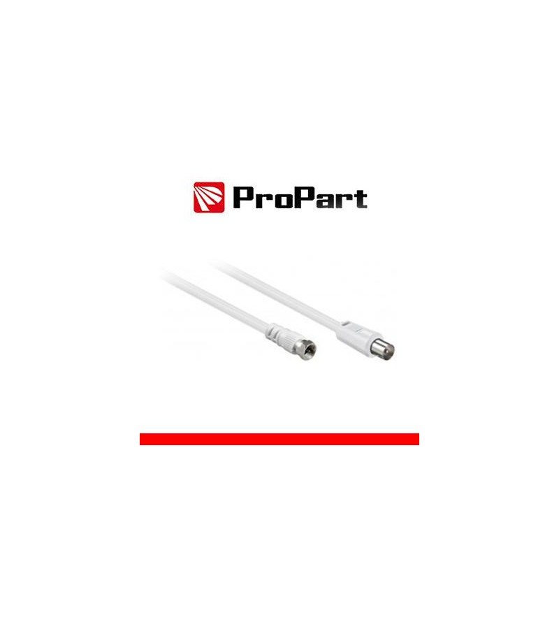 Cavo antenna TV IEC 1.5M SP - SP F Bianco