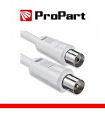 Cavo antenna TV IEC 1M SP-PR BIANCO