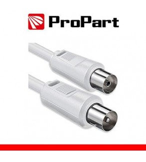 Cavo antenna TV IEC 1M SP-PR BIANCO
