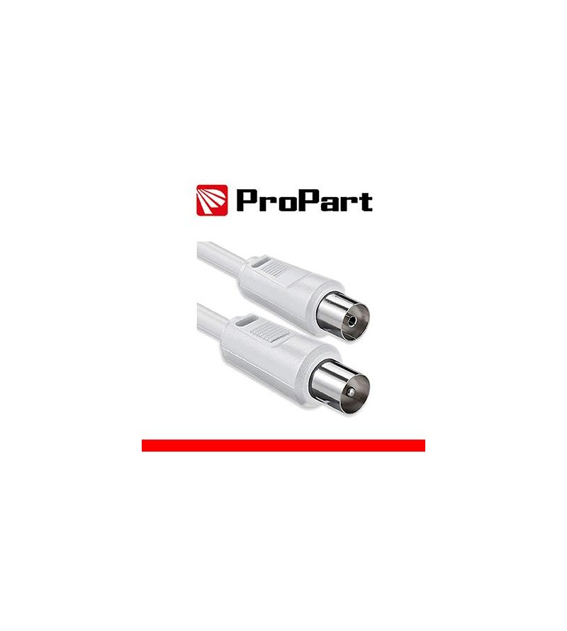 Cavo antenna TV IEC 1M SP-PR BIANCO