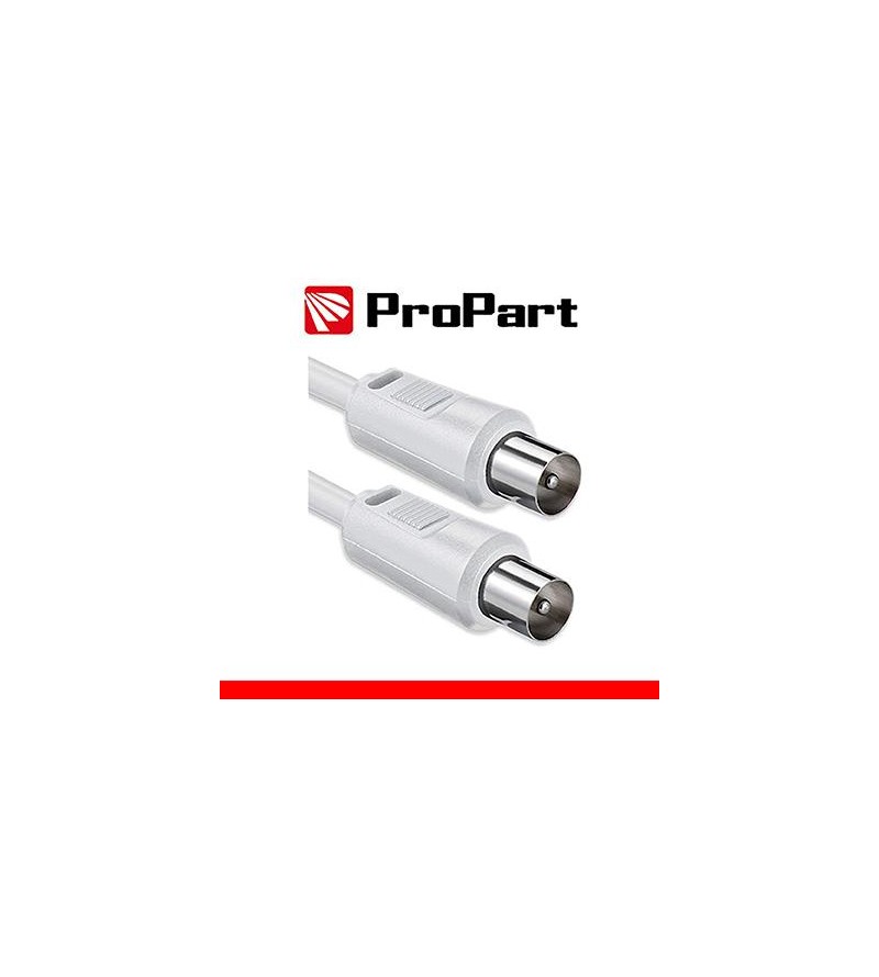 Cavo antenna TV IEC 1M SP-SP BIANCO
