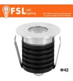 POLARIS - Punti Luce LED Spotlight Waterproof – 3W 3000K – 42*37mm – IP65