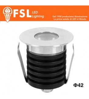 POLARIS - Punti Luce LED Spotlight Waterproof – 3W 4000K – 42*37mm – IP65