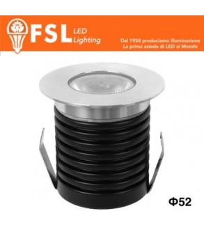 POLARIS - Punti Luce LED Spotlight Waterproof – 5W 3000K – 52*57mm – IP65