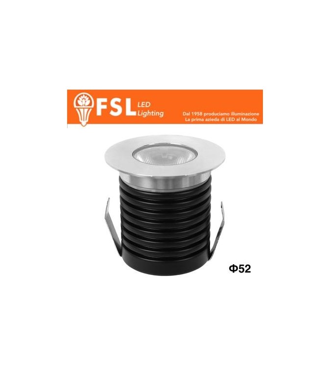 POLARIS - Punti Luce LED Spotlight Waterproof – 5W 4000K – 52*57mm – IP65
