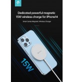 Caricatore Magnetico Mag-Safe per iPhone 3A. 15W. Qi