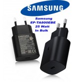 Caricatore EP-TA800EBE Samsung USB-C 25 Watt Nero in Bulk