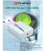 Carica Batterie 45W 1 Output USB-C