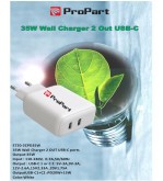 Carica Batterie 35W 2 Output USB-C