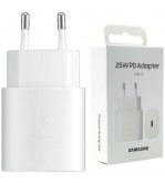 Carica Batteria EP-TA800NWE Samsung USB-C 25W Bianco