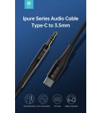 Cavo Audio placato oro da Tipo-C a Jack 3.5mm lunghezza 1 mt