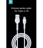 Kintone Cavo Tipo-C 5V 2.1A 1Mt Carica e dati Bianco