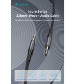 Cavo Audio Jack dorati 3,5 a 3,5 mm 1 Metro nero