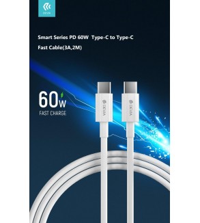 Cavo in Nylon Carica rapida PD Tipo-C - Tipo-C 3A - 2mt 60W