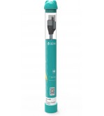 Cavo Bubble Usb A a Tipo-C 2,4A 1 Metro Nero