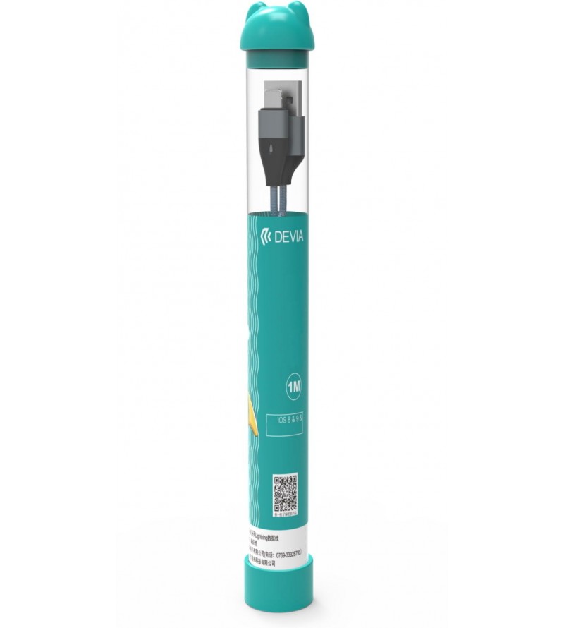 Cavo Bubble Usb A a Tipo-C 2,4A 1 Metro Nero