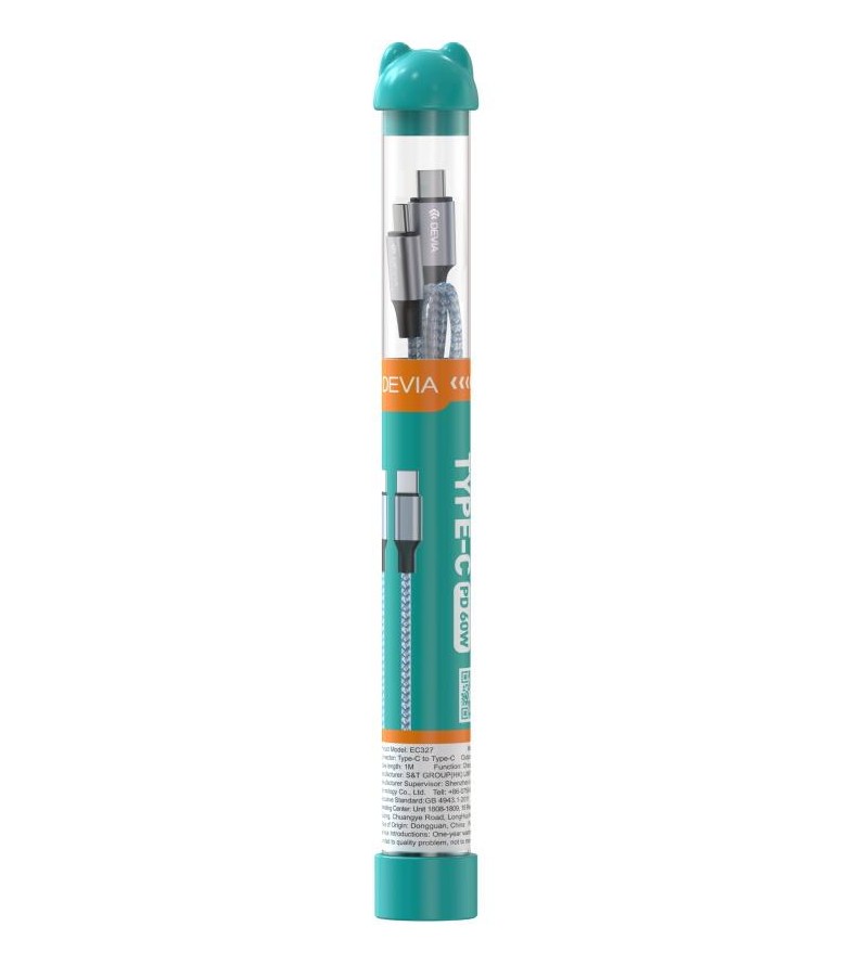 Cavo Bubble Tipo-C - C 3A 60W Per carica rapida PD Nero