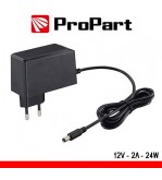 Alimentatore Switching tensione costante 12Vdc 2A (24W)