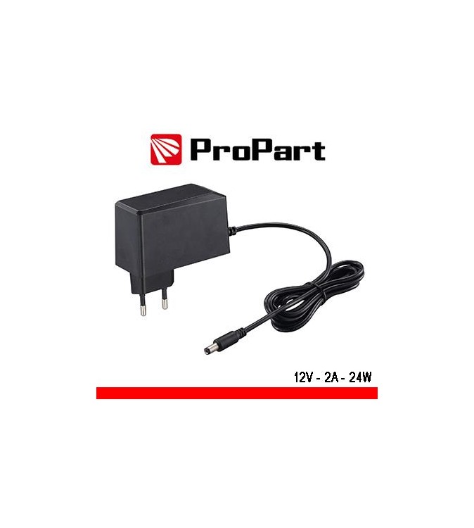 Alimentatore Switching tensione costante 12Vdc 2A (24W)