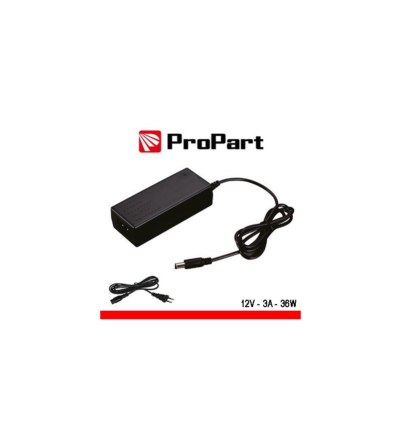 Alimentatore Switching tensione costante 12Vdc 3A (36W)