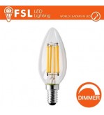 Lampada Filamento Oliva - 4W 2700K E14 400LM Dimmerabile