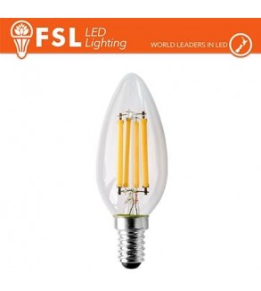 Lampada Filamento Oliva - 4W 4000K E14