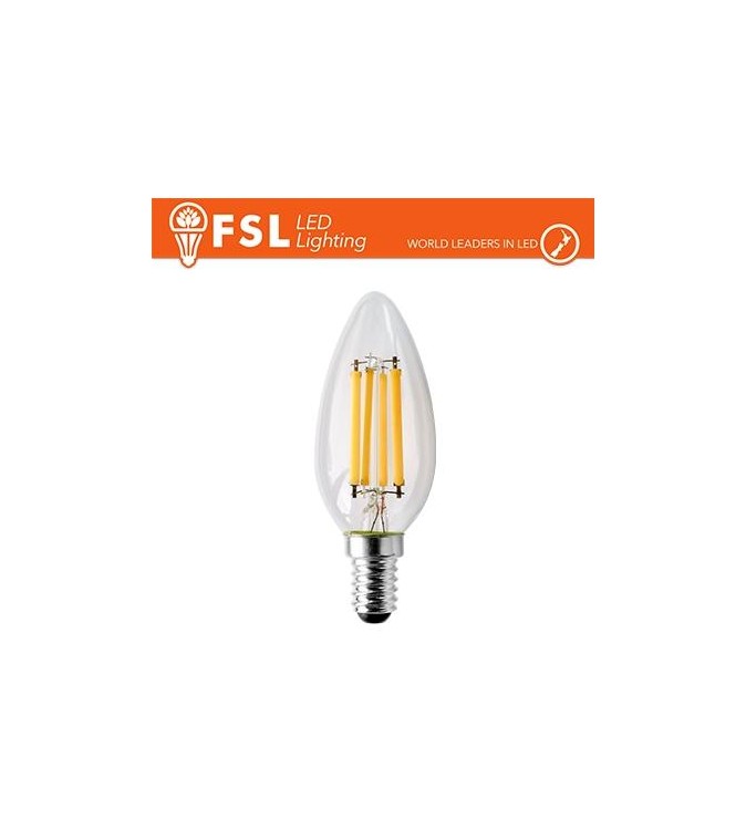 Lampada Filamento Oliva - 4W 4000K E14