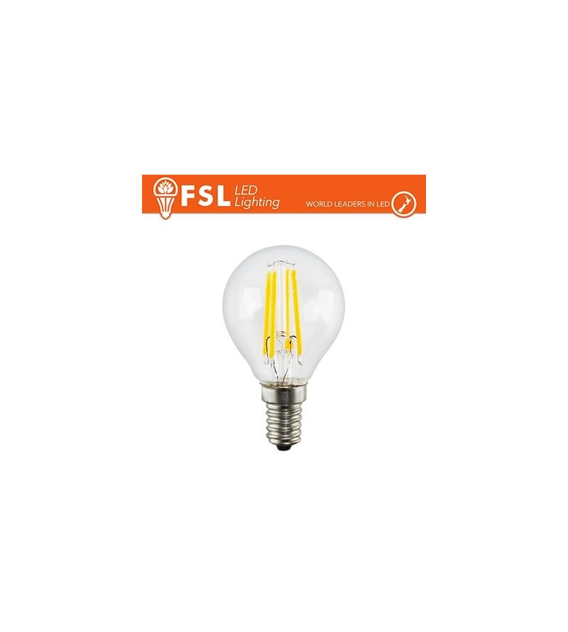 Lampada Filamento Sfera - 4W 4000K E14