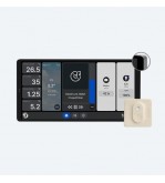 Shelly Pannello a muro grande Wall Display X2 Grigio + Sensore BLU H&T Avorio