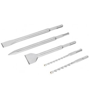 STA54400-XJ,Set 3 Scalpelli + 2 punte SDS-Plus