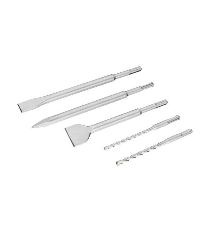 STA54400-XJ,Set 3 Scalpelli + 2 punte SDS-Plus