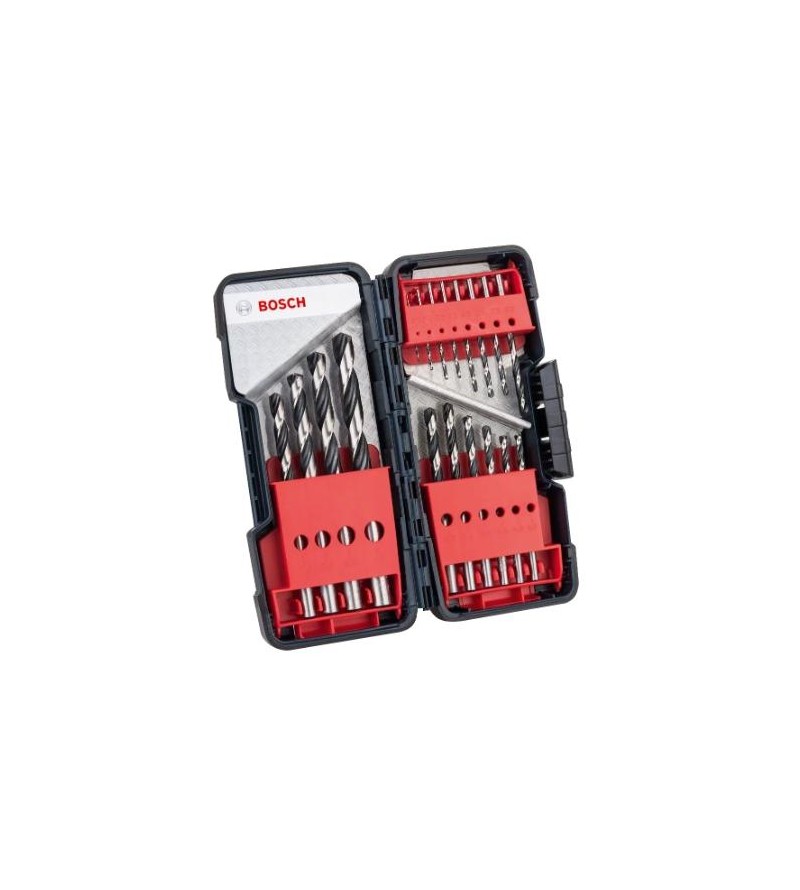 2608577350,Set punte metallo HSS PointTeQ ToughBox, 18pz 1-10 mm