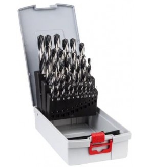 2608577352,Set punte metallo HSS PointTeQ ProBox, 25pz 1-13 mm