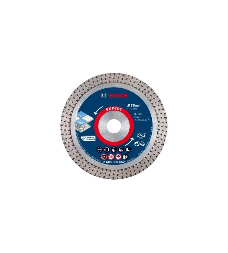 2608900652,Disco diamantato Expert HardCeramic 76 mm