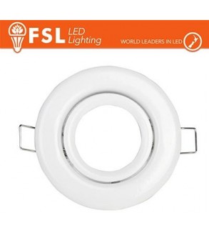 Ghiera orientabile foro 70mm COLORE BIANCO