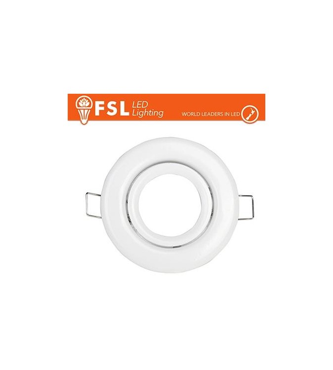 Ghiera orientabile foro 70mm COLORE BIANCO