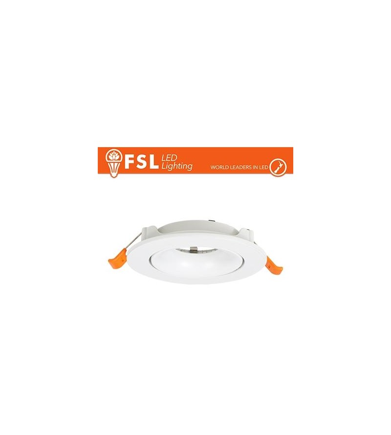 Ghiera orientabile TONDA - Alluminio verniciato a polvere, foro 90mm BIANCA