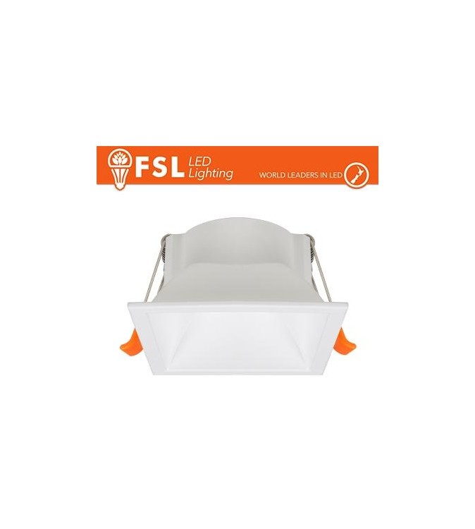 Ghiera fissa QUARDATA - Alluminio verniciato a polvere, foro 75*75mm BIANCA